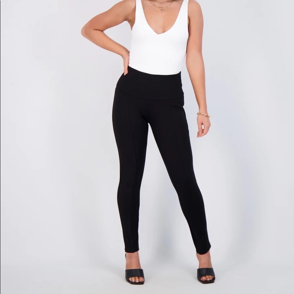 MAZE COLLECTION Ladies High Waisted PonteCareer Pants.